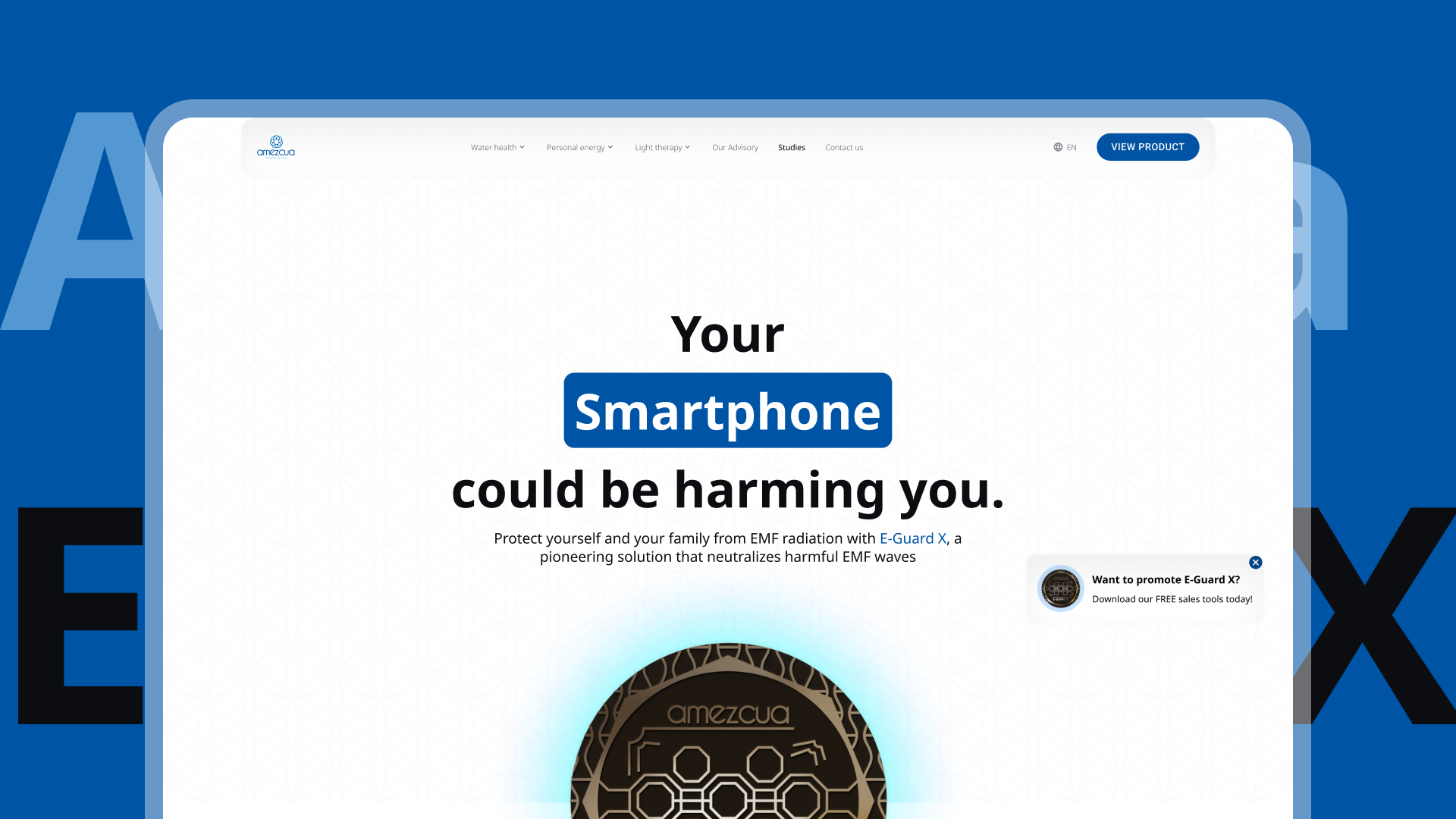 Web & mobile UX / Amezcua E-Guard X